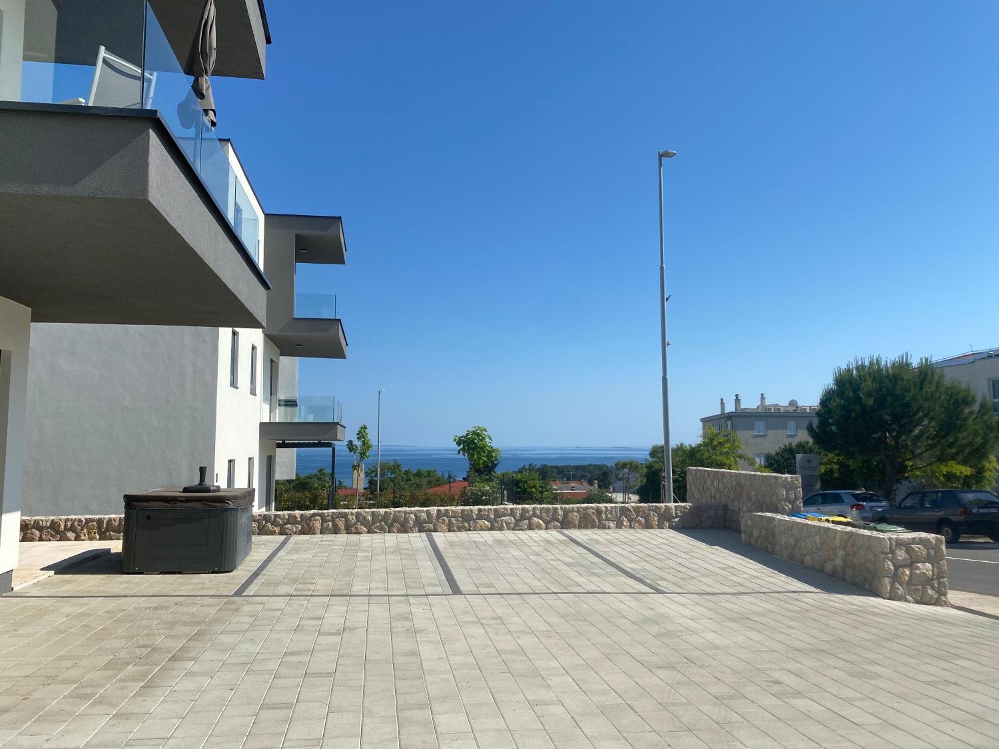 Ferienwohnung 4Star Seaview Penthouse Krk Krk Town Exterior foto
