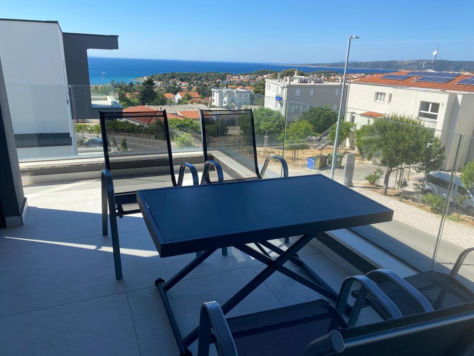 Ferienwohnung 4Star Seaview Penthouse Krk Krk Town Exterior foto